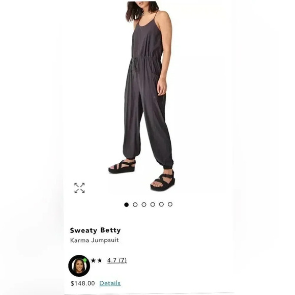 Sweaty Betty
Karma Black Jumpsuit - Picture 1 of 7